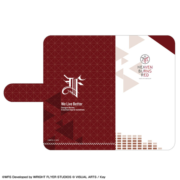 『ヘブンバーンズレッド』ブックスタイルスマホケース XMサイズ デザイン07(第31F部隊)